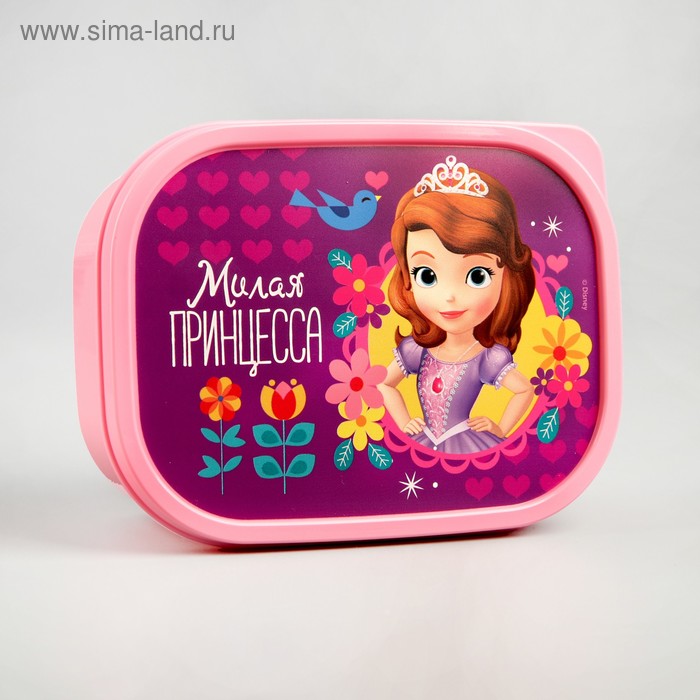 Ланч-бокс прямоугольный, 500 мл, Принцесса София
Ланч-бокс прямоугольный, 500 мл, Принцесса София