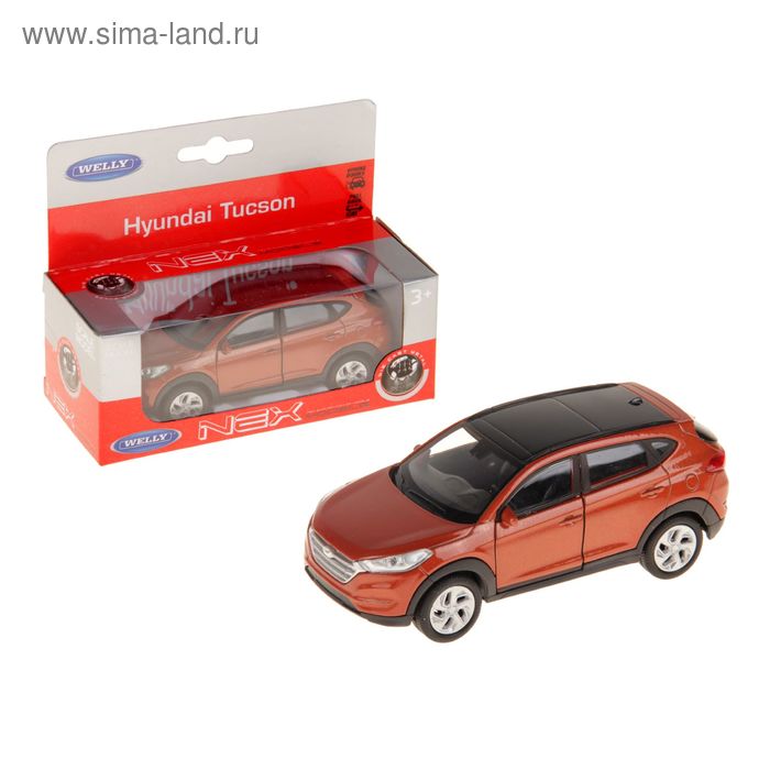 Модель машины Hundai Tucson, масштаб 1:34, МИКС
Модель машины Hundai Tucson, масштаб 1:34, МИКС