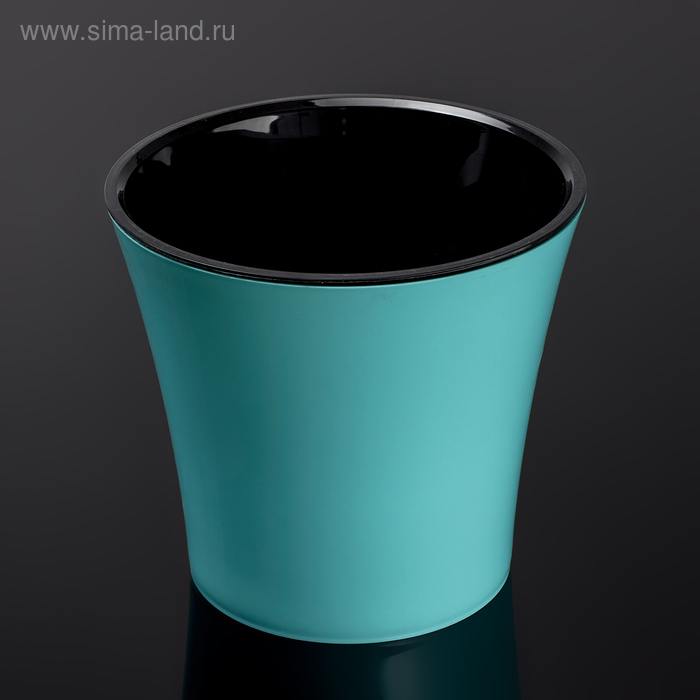 Кашпо для цветов со вставкой «Арте», 3,5 л, цвет мятно-чёрный
Кашпо для цветов со вставкой «Арте», 3,5 л, цвет мятно-чёрный