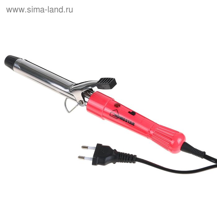 Плойка HOMESTAR HS-8007, 15 Вт, алюминиевое покрытие, d=22 мм, 220°С, розовая
Плойка HOMESTAR HS-8007, 15 Вт, алюминиевое покрытие, d=22 мм, 220°С, розовая