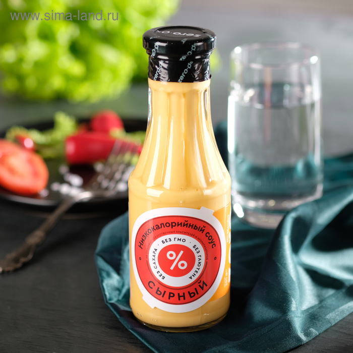 Низкокалорийный соус Mr. Djemius ZERO, сырный, 330 мл 
Низкокалорийный соус Mr. Djemius ZERO, сырный, 330 мл