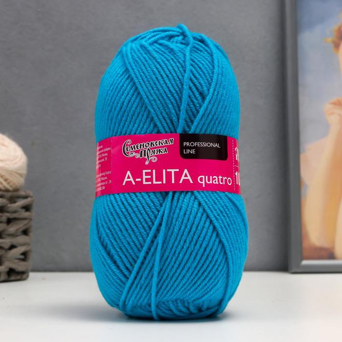 Пряжа A-elita quatro (Аэлита кватро) 50% шерсть, 50% акрил 190м/100гр (290 бир.гол.)
Пряжа A-elita quatro (Аэлита кватро) 50% шерсть, 50% акрил 190м/100гр (290 бир.гол.)