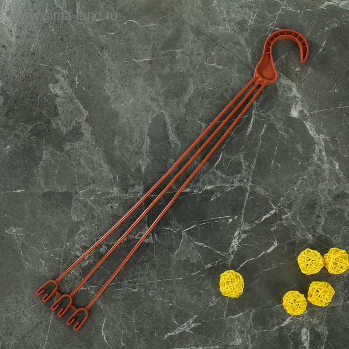 Подвес для кашпо, цвет терракотовый
Подвес для кашпо, цвет терракотовый