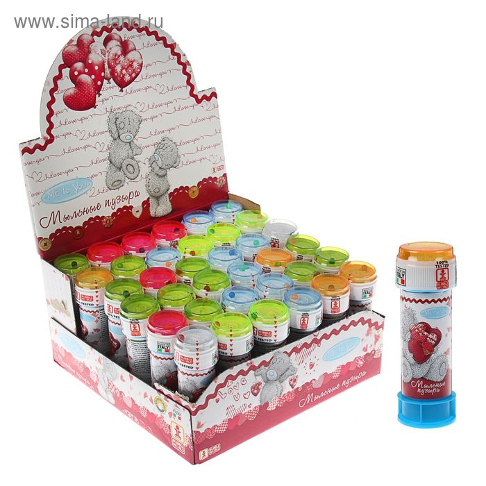 Мыльные пузыри Me To You Red, 60 мл
Мыльные пузыри Me To You Red, 60 мл