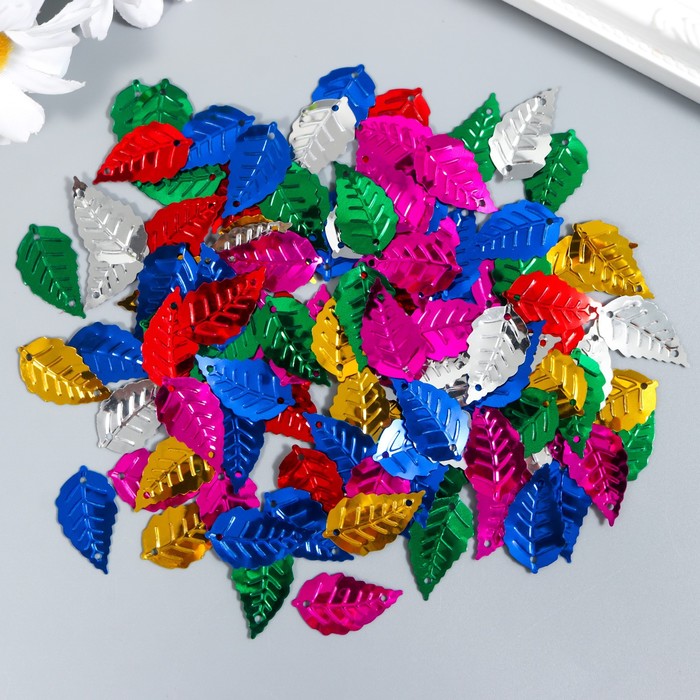 Набор для творчества пайетки 10 граммов "Разноцветные листочки" 2,4х1,3 см
Набор для творчества пайетки 10 граммов "Разноцветные листочки" 2,4х1,3 см