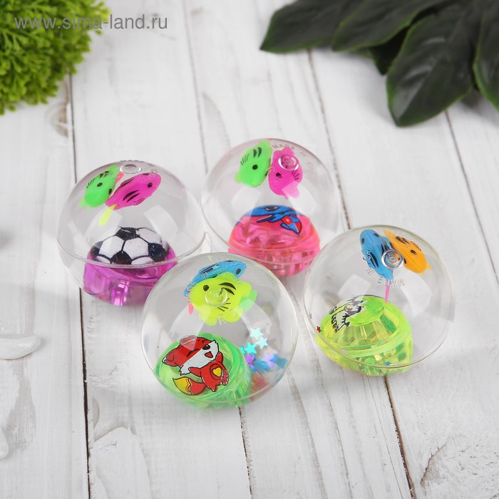 Мяч «Рыбки», световой, с водой, 5,5 см, цвета МИКС
Мяч «Рыбки», световой, с водой, 5,5 см, цвета МИКС