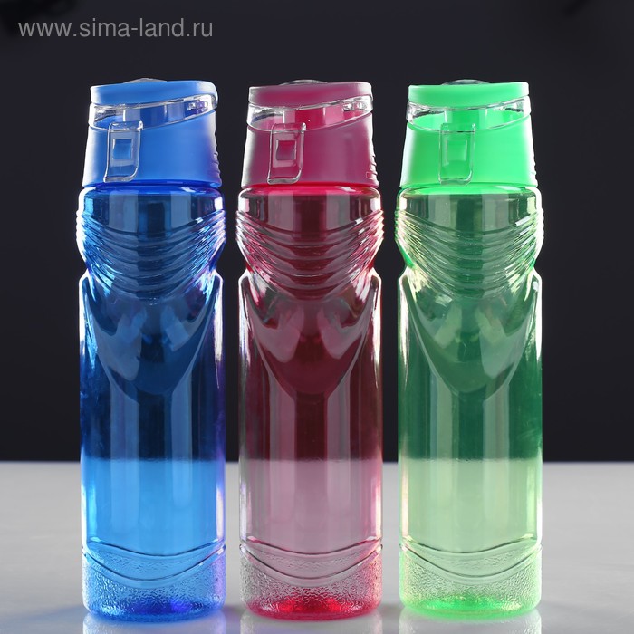 Бутылка для воды, 800 мл, 26 х 7 см, микс
Бутылка для воды, 800 мл, 26 х 7 см, микс