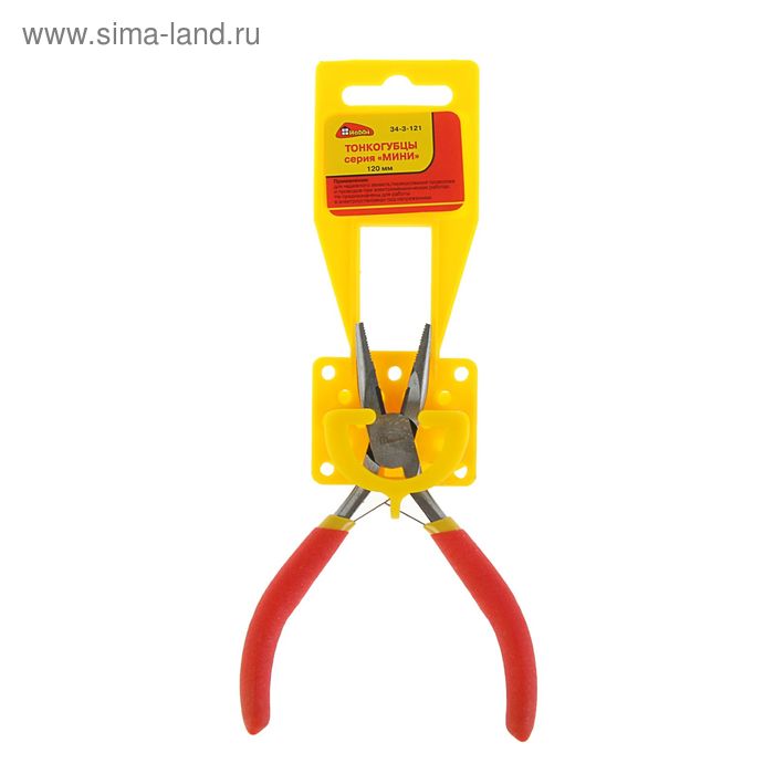 Тонкогубцы Hobbi/Remocolor "Мини", 120 мм
Тонкогубцы Hobbi/Remocolor "Мини", 120 мм