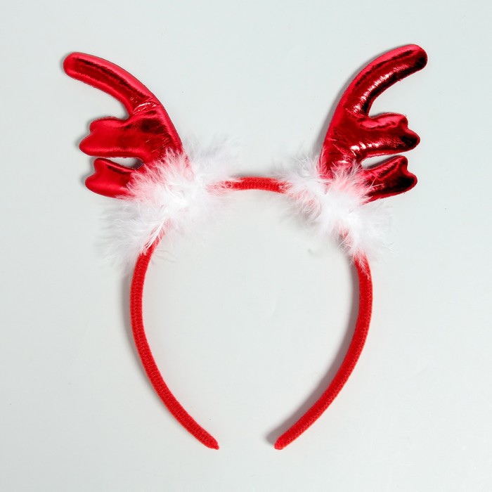 фото Карнавальный ободок «блестящие рога»