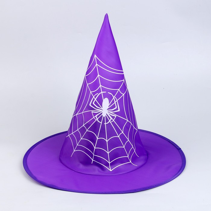 фото Карнавальная шляпа «паук», цвет фиолетовый страна карнавалия
