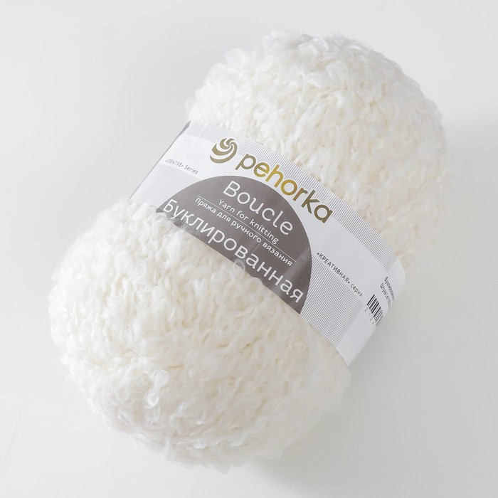 Пряжа "Буклированная" 30% мохер,20% шерсть,50% акрил 220м/200гр (01-Белый)
Пряжа "Буклированная" 30% мохер,20% шерсть,50% акрил 220м/200гр (01-Белый)