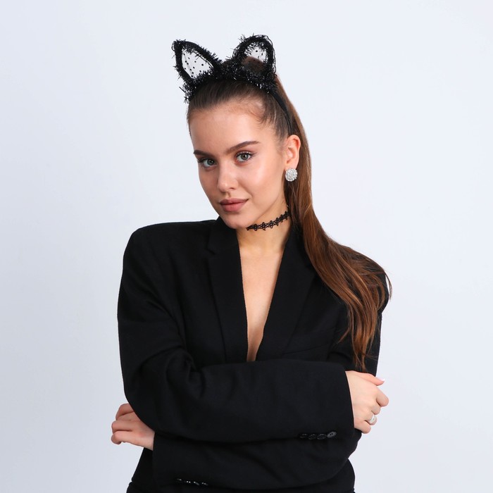 Карнавальный костюм «Котёнок», чокер, ушки
Карнавальный костюм «Котёнок», чокер, ушки