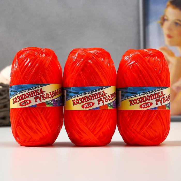 Пряжа "Для души и душа" 100% полипропилен 180(±10)м/50гр набор 3 шт (Красный) 
Пряжа "Для души и душа" 100% полипропилен 180(±10)м/50гр набор 3 шт (Красный)