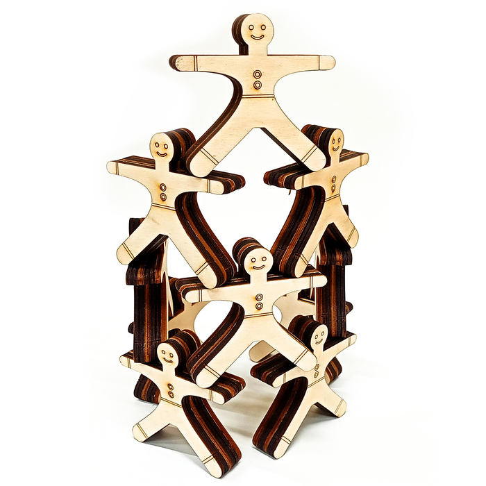 фото Развивающая игрушка балансир «физкультурники», 10 элементов альтаир