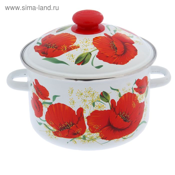 Кастрюля «Маки», 4 л
Кастрюля «Маки», 4 л