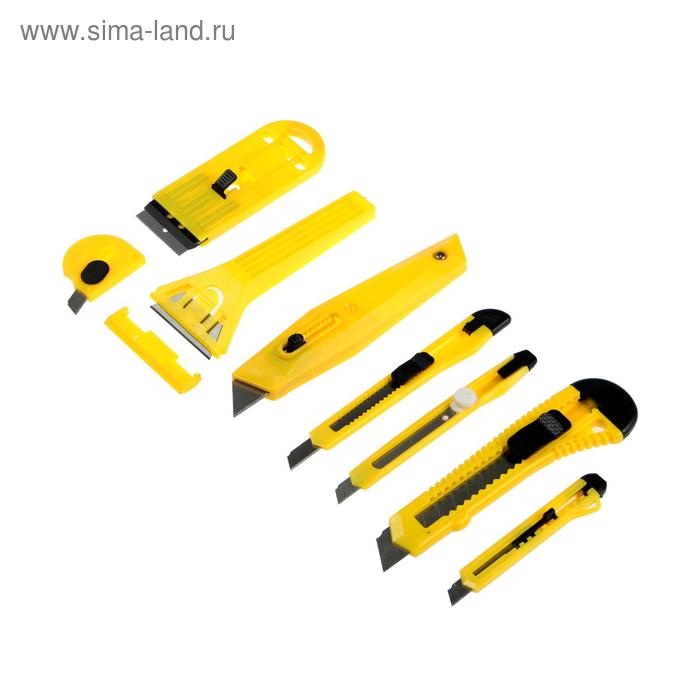 Набор ножей и скребков ТУНДРА, универсальный, 8 предметов
Набор ножей и скребков ТУНДРА, универсальный, 8 предметов