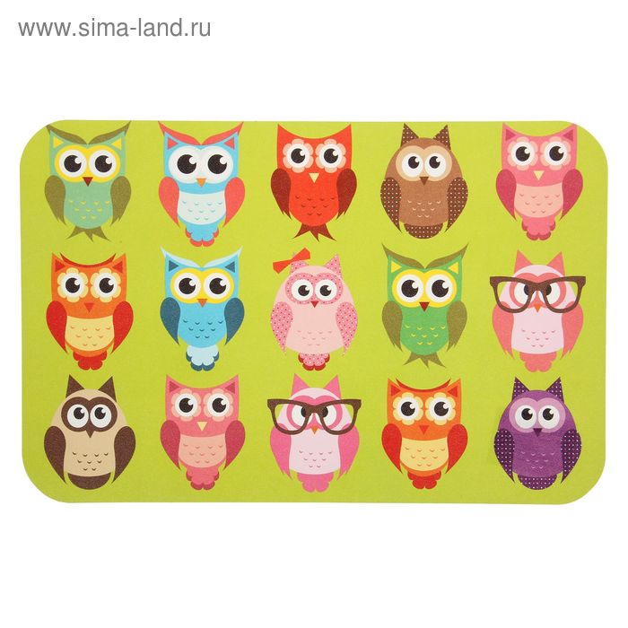 Салфетка сервировочная на стол «Совы», 26×41 см
Салфетка сервировочная на стол «Совы», 26×41 см