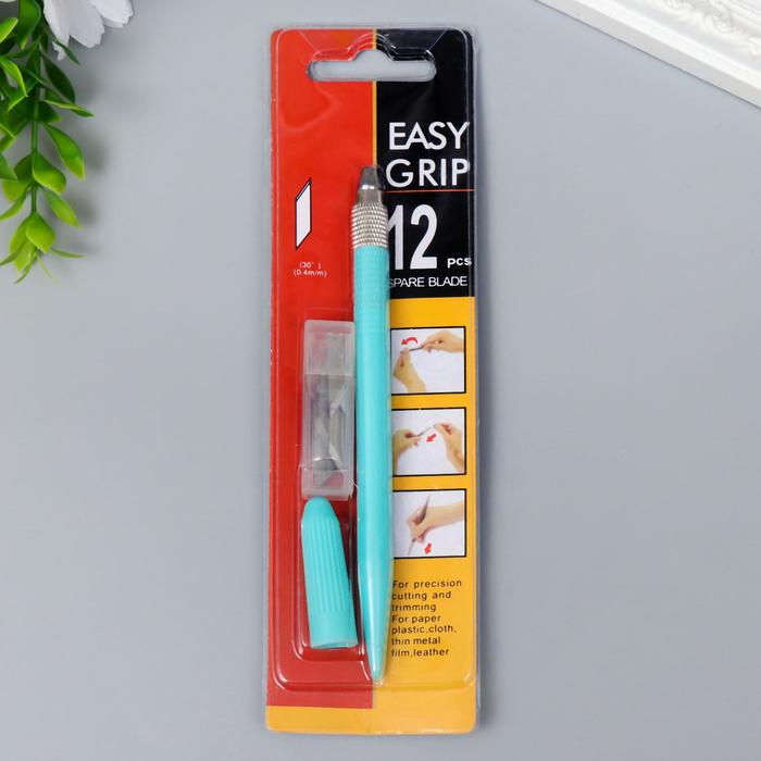 Инструмент для творчества нож + 12 лезвий пластик, металл 14 см 19,5х5,5 см
Инструмент для творчества нож + 12 лезвий пластик, металл 14 см 19,5х5,5 см