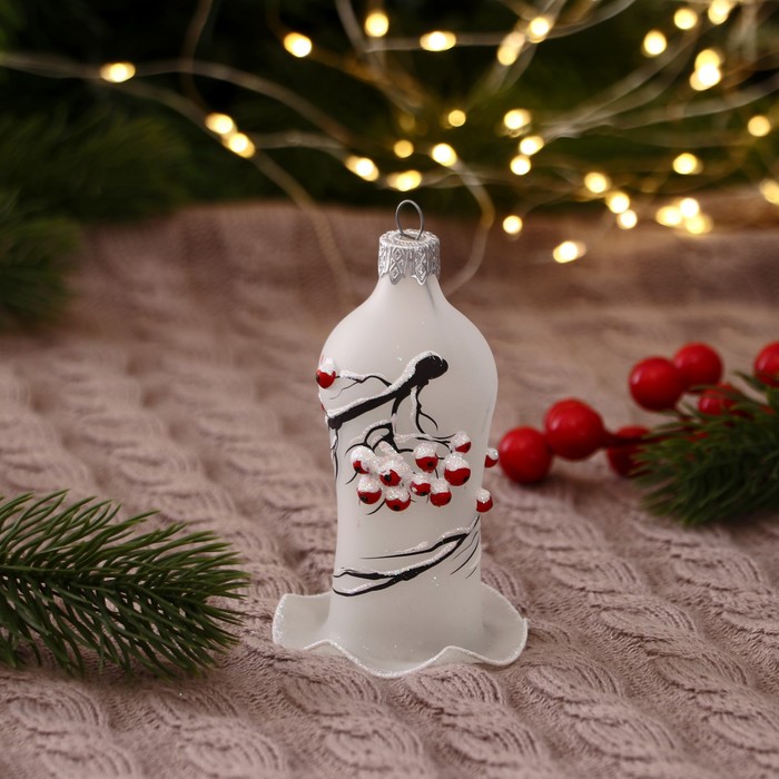 фото Ёлочная игрушка "рябинка" h-12 см бирюсинка