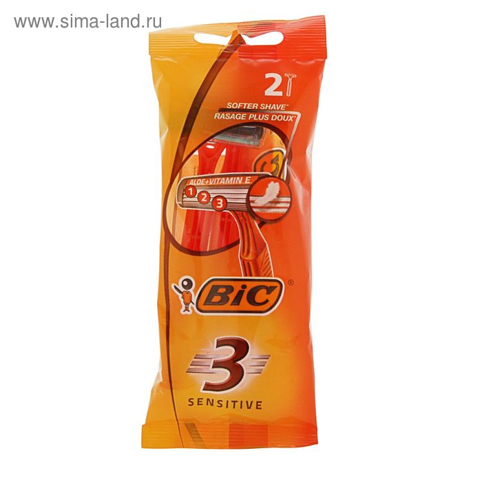Бритвенные станки одноразовые "БИК 3" для чувствительной кожи, 3 лезвия, 2 шт
Бритвенные станки одноразовые "БИК 3" для чувствительной кожи, 3 лезвия, 2 шт