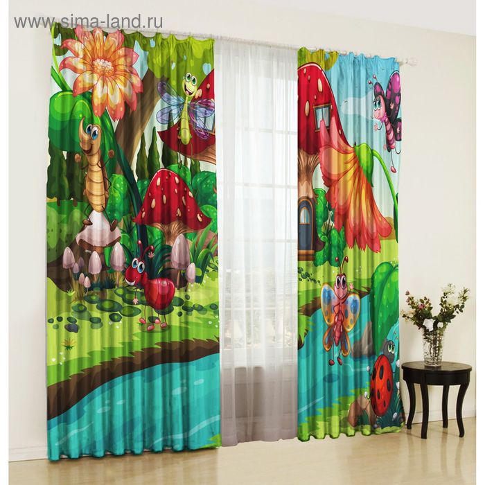 Комплект штор Бамбино 150х270 +/- 3см 2шт, габардин, п/э
Комплект штор Бамбино 150х270 +/- 3см 2шт, габардин, п/э