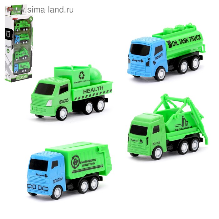 Машина инерционная «Городские спецслужбы», набор 4 шт
Машина инерционная «Городские спецслужбы», набор 4 шт