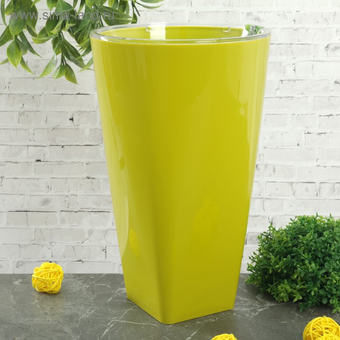 Кашпо со вставкой «Грейс», 2,7 л (1,5 л), цвет салатовый
Кашпо со вставкой «Грейс», 2,7 л (1,5 л), цвет салатовый