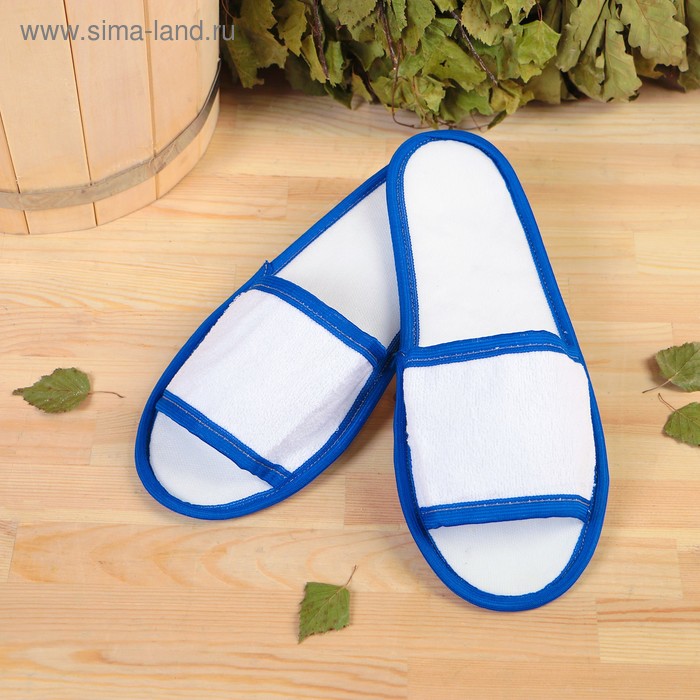 Тапочки для бани и сауны "Добропаровъ", махровые, белые, микс
Тапочки для бани и сауны "Добропаровъ", махровые, белые, микс