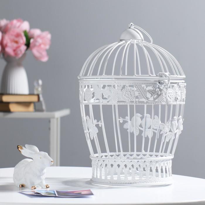 Клетка "Птички" 18х30см, белая
Клетка "Птички" 18х30см, белая