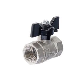 Кран шаровой LD Pride 47.15, внутренняя/внутренняя резьба 1/2", бабочка, никелированный
Кран шаровой LD Pride 47.15, внутренняя/внутренняя резьба 1/2", бабочка, никелированный