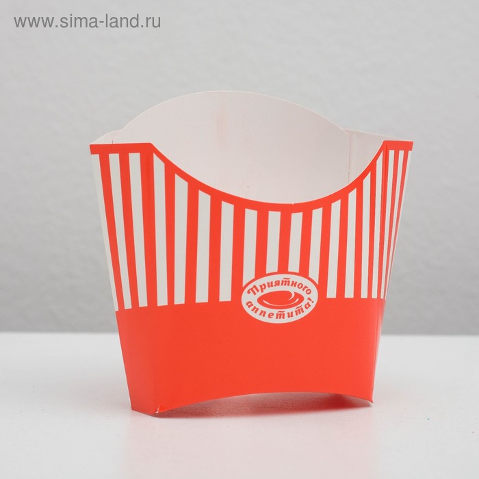 Упаковка для картофеля фри 130 г, с печатью