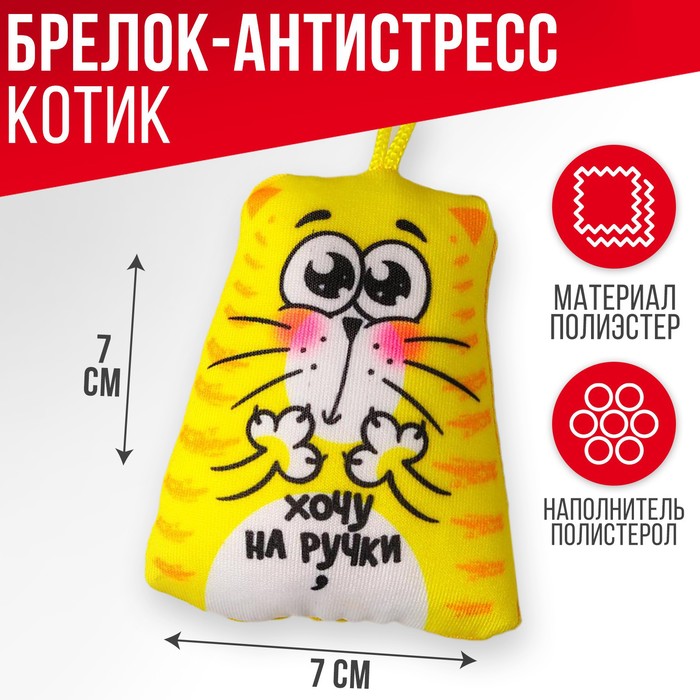 Брелок антистресс «Хочу на ручки» 7 х 7 см
Брелок антистресс «Хочу на ручки» 7 х 7 см