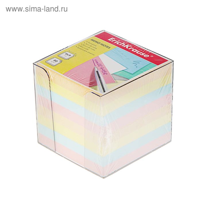 Блок бумаги для записей ErichKrause, 9 x 9 x 9 см, в пластиковом боксе, 80 г/м2, цветной
Блок бумаги для записей ErichKrause, 9 x 9 x 9 см, в пластиковом боксе, 80 г/м2, цветной