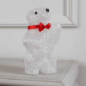 Фигура акрил. "Медвежонок на батарейках" 11х10х20 см,10LED, ААx2 (не в компл), БЕЛЫЙ
Фигура акрил. "Медвежонок на батарейках" 11х10х20 см,10LED, ААx2 (не в компл), БЕЛЫЙ
