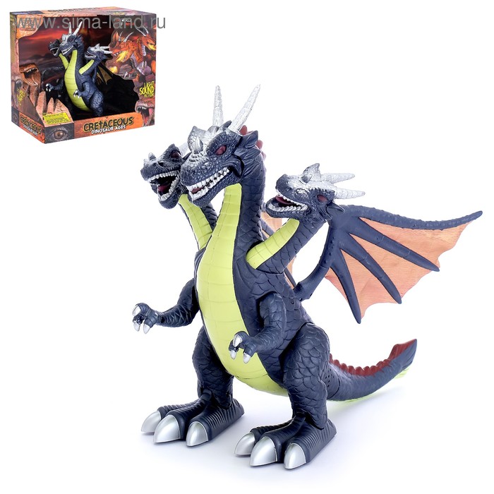 Динозавр «Дракон», работает от батареек, световые и звуковые эффекты, цвета МИКС
Динозавр «Дракон», работает от батареек, световые и звуковые эффекты, цвета МИКС