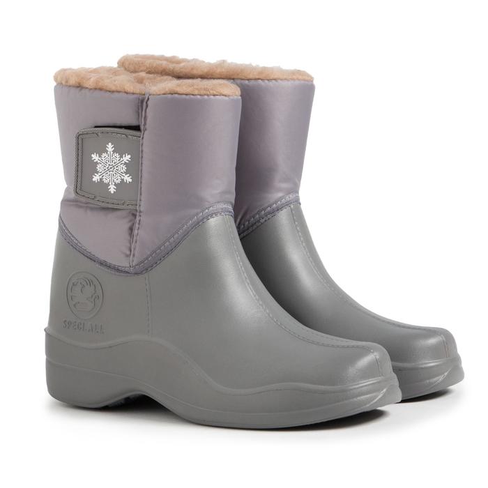 Сапожки женские, цвет серый, размер 39-40 
Сапожки женские, цвет серый, размер 39-40