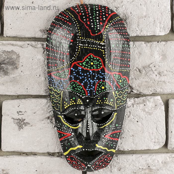 Маска дерево "Цветной абориген" 19х3х10 см 
Маска дерево "Цветной абориген" 19х3х10 см