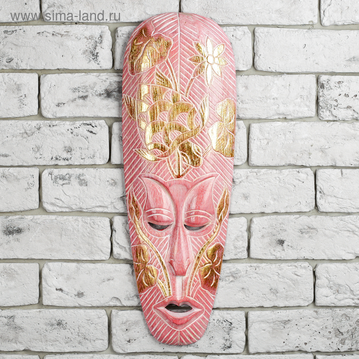 Маска дерево "Абориген" розовая 50х2,5х16,5 см
Маска дерево "Абориген" розовая 50х2,5х16,5 см