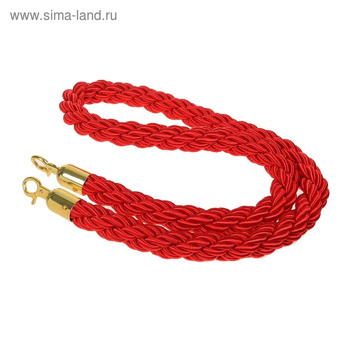 Шнур для стойки ограждения, длина-135 см, диаметр-3 см, красный витой, с карабинами
Шнур для стойки ограждения, длина-135 см, диаметр-3 см, красный витой, с карабинами