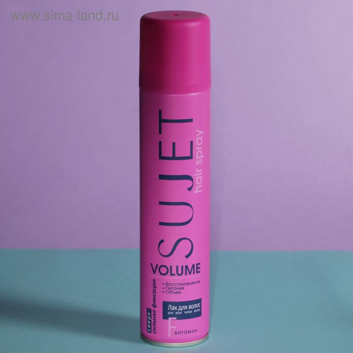 Лак для волос Sujet супер сильная фиксация, 180 мл
Лак для волос Sujet супер сильная фиксация, 180 мл
