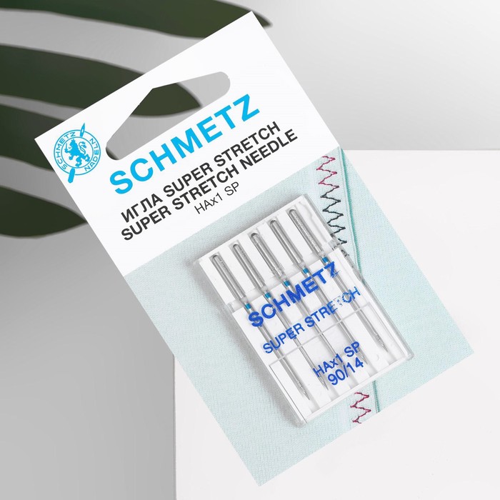 Иглы для бытовых швейных машин, супер-стрейч, №90, 5 шт 
Иглы для бытовых швейных машин, супер-стрейч, №90, 5 шт