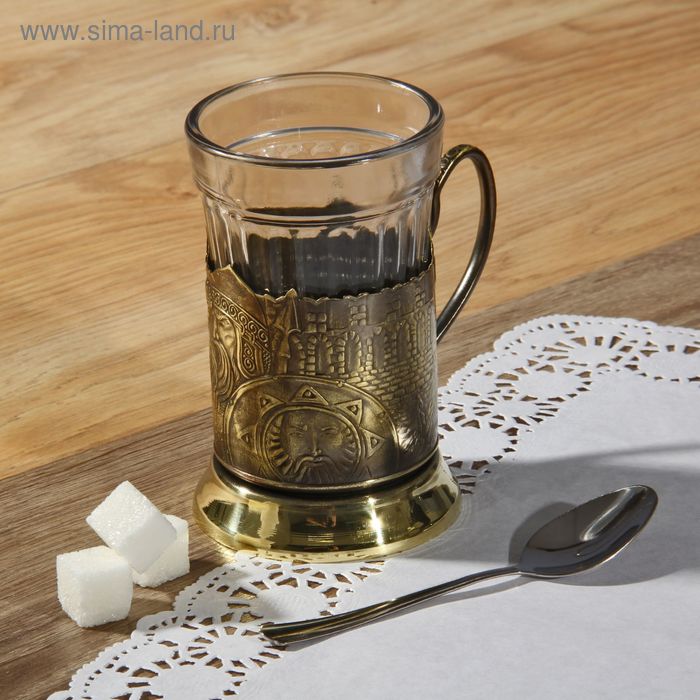Подстаканник «Богатырская застава», латунный
Подстаканник «Богатырская застава», латунный