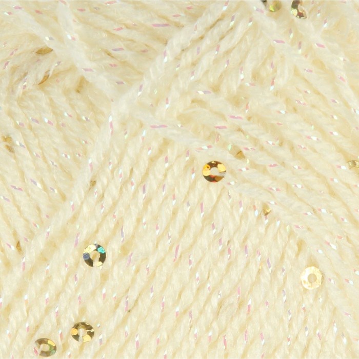 Пряжа "Sal abiye" 80% акрил, 10% полиэстер, 5% метал., 5% пайетки 410м/100гр (01 кремовый)
Пряжа "Sal abiye" 80% акрил, 10% полиэстер, 5% метал., 5% пайетки 410м/100гр (01 кремовый)