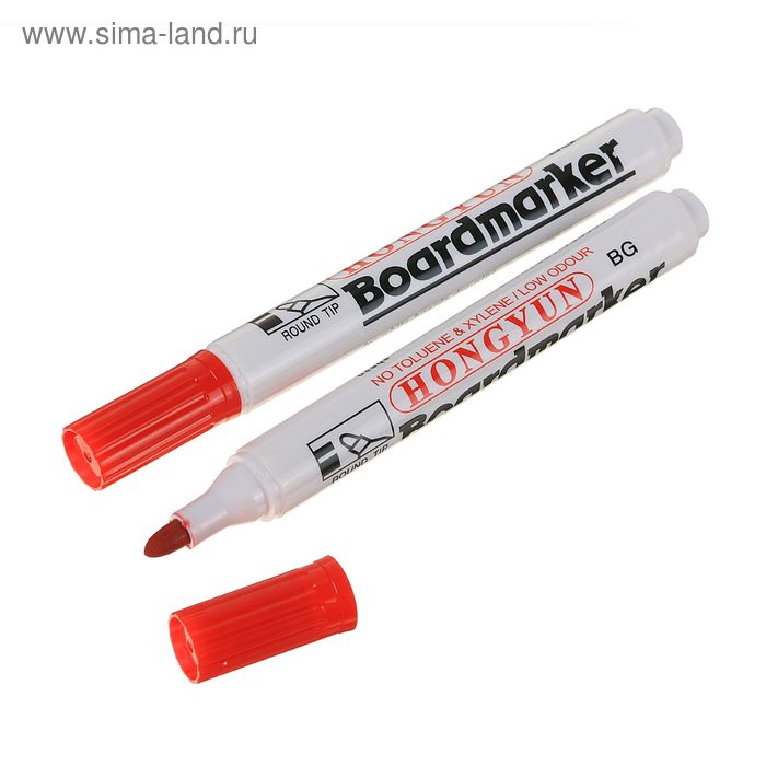 Маркер для доски, 3 мм, круг, красный
Маркер для доски, 3 мм, круг, красный