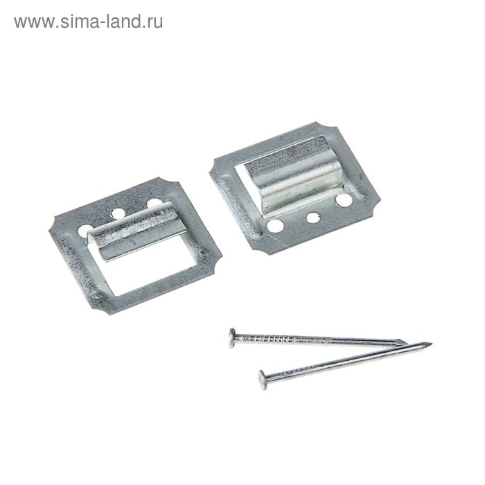 Кляймер №4 оцинкованный, с гвоздями 1.4х25 мм, в упаковке 100 шт.
Кляймер №4 оцинкованный, с гвоздями 1.4х25 мм, в упаковке 100 шт.