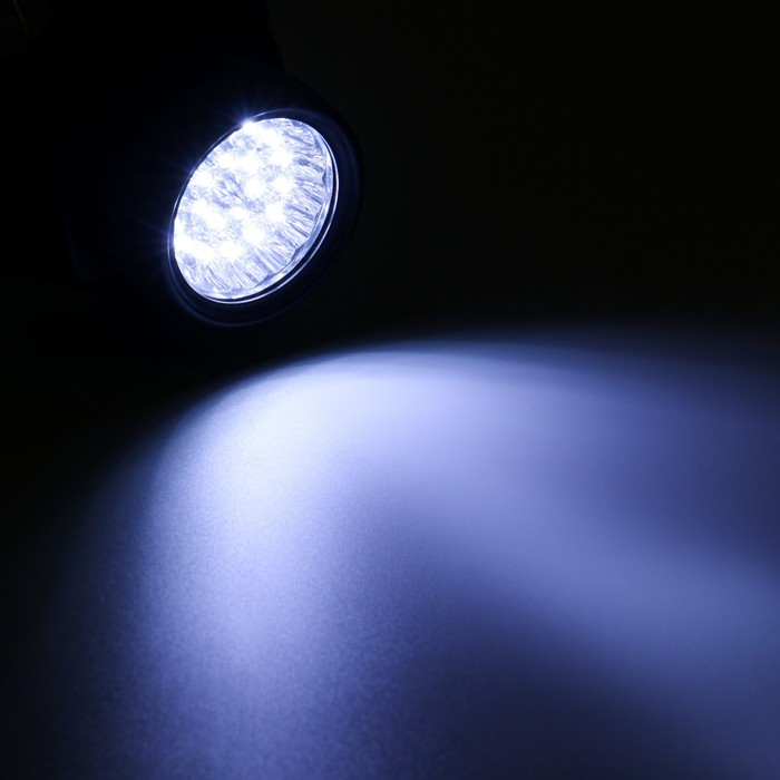 фото Фонарик налобный с лентой, 19 led, микс