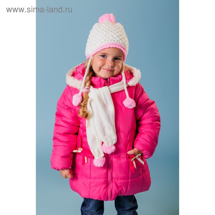 Комплект для девочки (шапка, шарф), размер 50, цвет белый
Комплект для девочки (шапка, шарф), размер 50, цвет белый