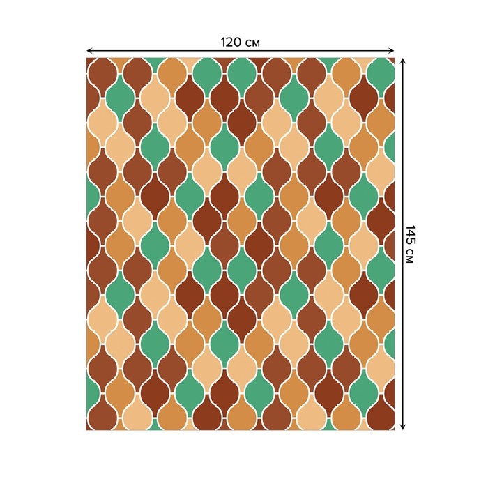 фото Скатерть с фотопринтом, размер 120 х 145 см joyarty