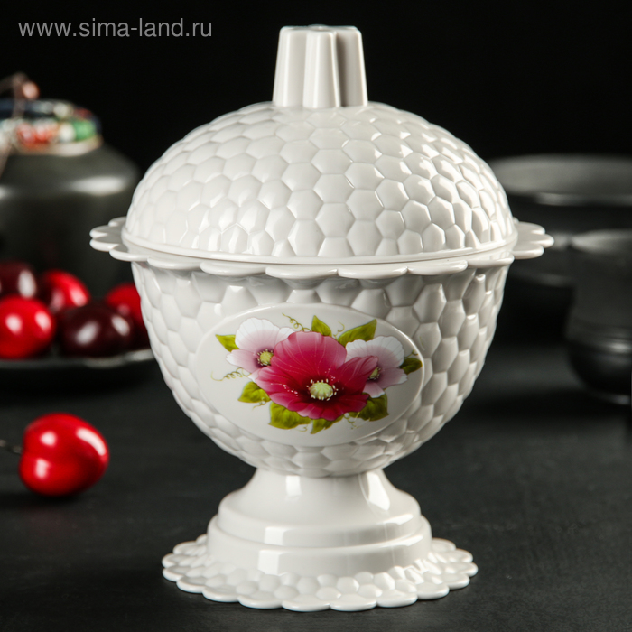 Вазочка для варенья Альтернатива «Мозаика. Маки», 300 мл
Вазочка для варенья Альтернатива «Мозаика. Маки», 300 мл