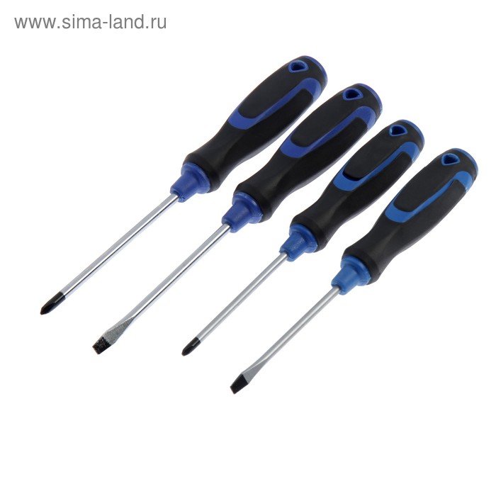 Набор отверток ТУНДРА, 4 шт. PH0 и SL3 х 100 мм, PH1 и SL5 х 125 мм, магнит, 2К рукоятка
Набор отверток ТУНДРА, 4 шт. PH0 и SL3 х 100 мм, PH1 и SL5 х 125 мм, магнит, 2К рукоятка